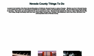 Nevadacountythingstodo.com thumbnail