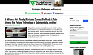 Nevadacoveragelaw.com thumbnail