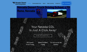 Nevadadeserttruckdrivingschool.com thumbnail