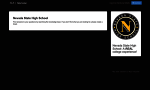 Nevadastatehighschool.mojohelpdesk.com thumbnail