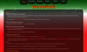 Neverball.org thumbnail