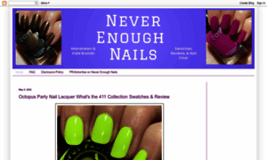 Neverenoughnails.blogspot.com thumbnail