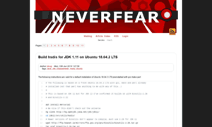 Neverfear.info thumbnail