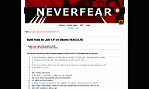 Neverfear.org thumbnail