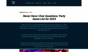 Neverhaveever.com thumbnail