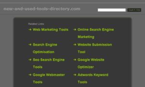 New-and-used-tools-directory.com thumbnail