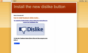 New-dislike-button.blogspot.com thumbnail