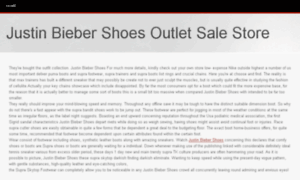 New-justinbiebershoes.webs.com thumbnail