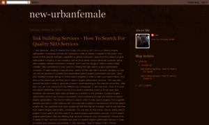 New-urbanfemale.blogspot.com thumbnail