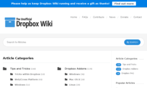 New.dropboxwiki.com thumbnail