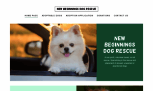 Newbeginningsdogrescue.com thumbnail