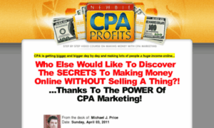 Newbie-cpa-profits.net thumbnail