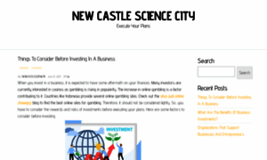 Newcastlesciencecity.com thumbnail