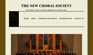 Newchoralsociety.org thumbnail