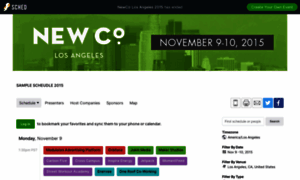 Newcolosangeles2015.sched.org thumbnail