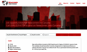 Newcomerjobscanada.ca thumbnail