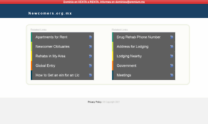Newcomers.org.mx thumbnail