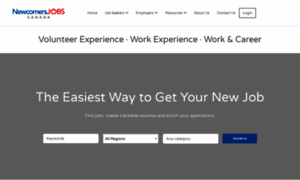 Newcomersjobscanada.ca thumbnail
