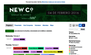 Newcomexicocity2016.sched.org thumbnail