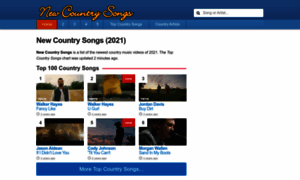 Newcountrysongs.com thumbnail