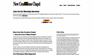 Newcreationschapel.org thumbnail