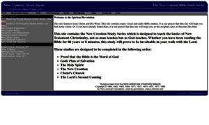 Newcreationstudies.org thumbnail