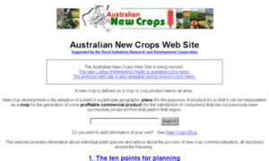 Newcrops.uq.edu.au thumbnail