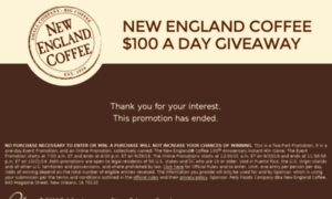 Newenglandcoffee100.com thumbnail