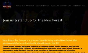 Newforestforeurope.org.uk thumbnail