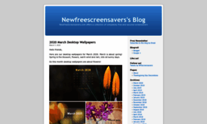 Newfreescreensavers.wordpress.com thumbnail