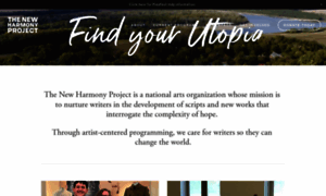 Newharmonyproject.org thumbnail