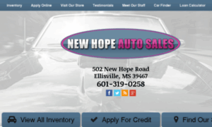 Newhopeautosales.net thumbnail