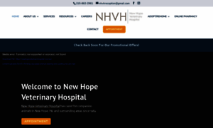 Newhopeveterinaryhospital.com thumbnail
