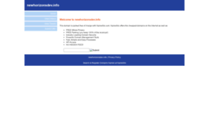 Newhorizonsdev.info thumbnail