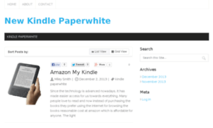 Newkindlepaperwhite.net thumbnail