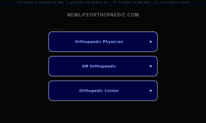 Newlifeorthopaedic.com thumbnail