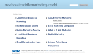 Newlocalmobilemarketing.mobi thumbnail