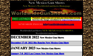 Newmexicogunshows.com thumbnail