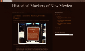 Newmexicohistoricalmarkers.blogspot.com thumbnail