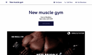 Newmusclegym.business.site thumbnail