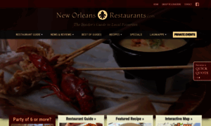 Neworleansrestaurants.com thumbnail