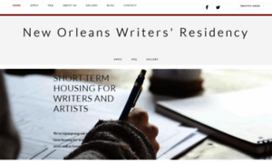 Neworleanswritersresidency.org thumbnail