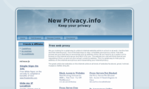 Newprivacy.info thumbnail
