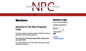 Newprosperitycode.com thumbnail