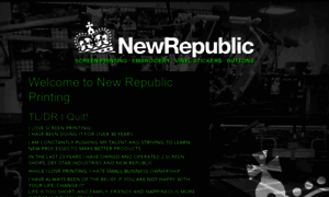 Newrepublicprinting.net thumbnail