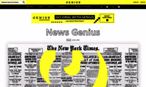 News.genius.com thumbnail