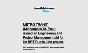 News.transit-bids.com thumbnail