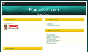 Newscenter.equinesite.com thumbnail