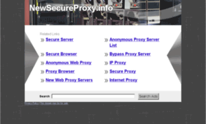 Newsecureproxy.info thumbnail