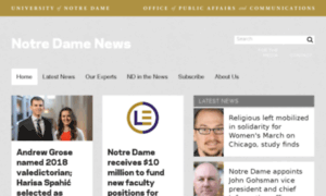 Newsinfo.nd.edu thumbnail